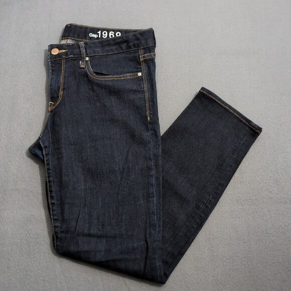 GAP 1969 Women 29s Dark Wash Low Rise Always Skinny Jean - Picture 1 of 13